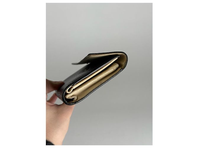 Vintage Loewe Madrid Leather Wallet Black - view 2