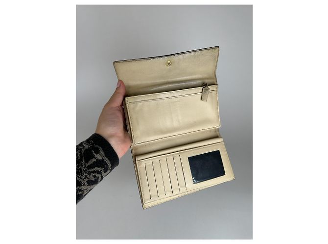 Vintage Loewe Madrid Leather Wallet Black - view 3