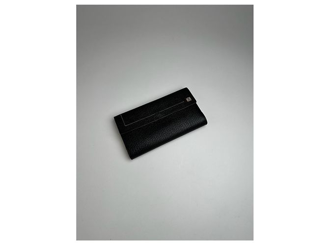 Vintage Loewe Madrid Leather Wallet Black - view 8