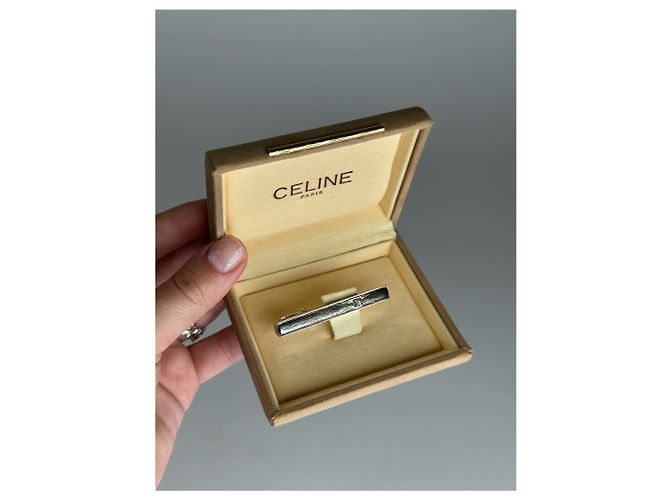 Céline Vintage Celine Paris Tie/money Clamp Silver Silvery - view 2