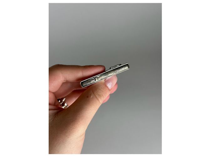 Céline Vintage Celine Paris Tie/money Clamp Silver Silvery - view 6