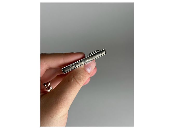 Céline Vintage Celine Paris Tie/money Clamp Silver Silvery - view 7