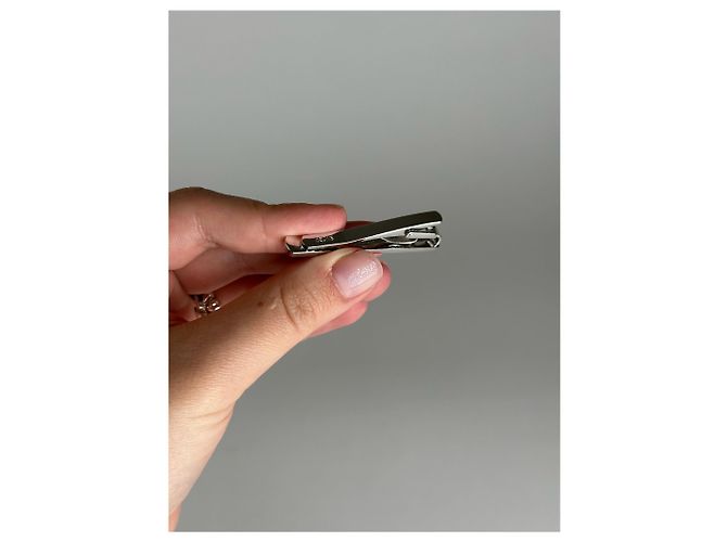 Céline Vintage Celine Paris Tie/money Clamp Silver Silvery - view 8