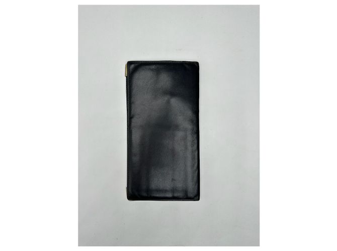 Céline Vintage Celine Paris Leather ID Holder black - view 10