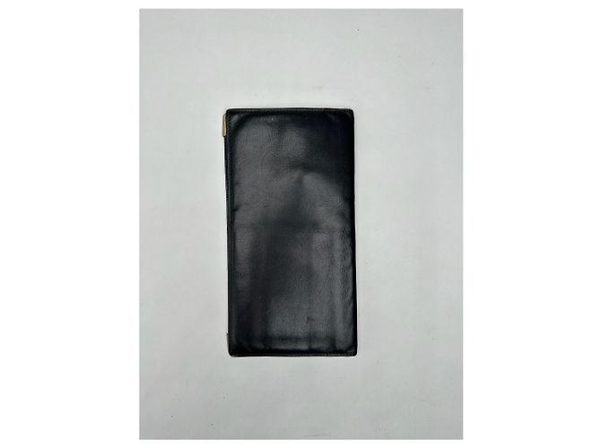 Céline Vintage Celine Paris Leather ID Holder black - view 2
