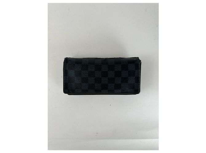Vintage Louis Vuitton Damier Monogram ID Holder Black - view 6