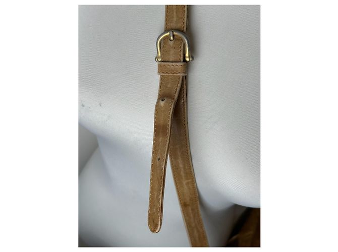 Céline Vintage Celine Paris Triomphe Monogramm Leder Tasche Braun - Ansicht 3