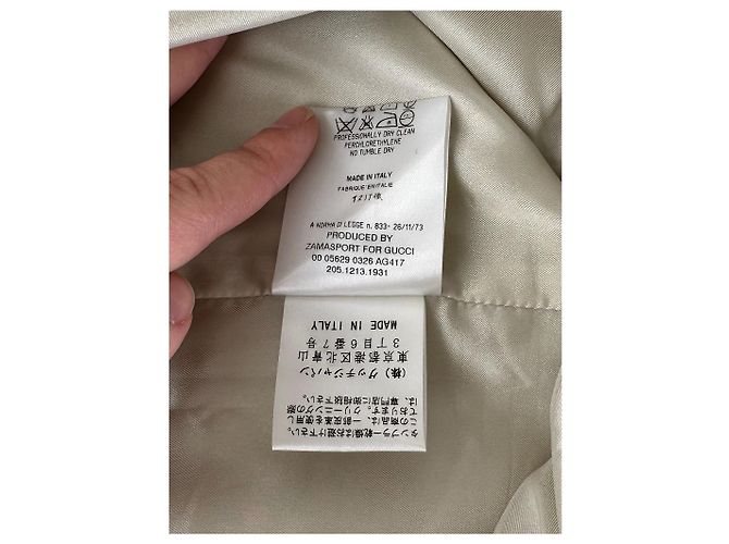 Vintage Gucci Canvas Rock Beige 40/L - Ansicht 3