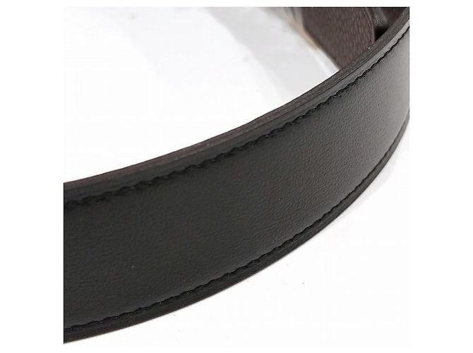 Hermès Hermes Leather Constance Reversible Belt Brown Black - view 6