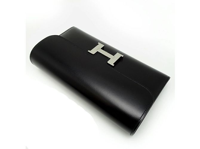 Hermès Portafoglio Donna Hermes Constance Long D Inciso Nero - vista 3