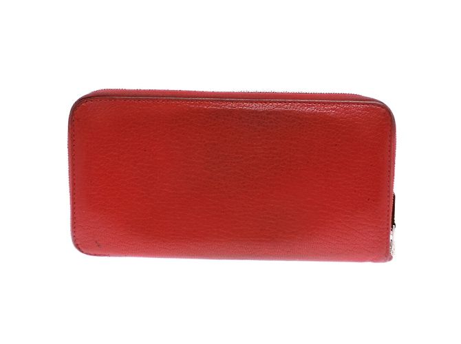 Hermès Cartera Larga Azap Hermes en Cuero Chevre Rojo Roja - vista 2