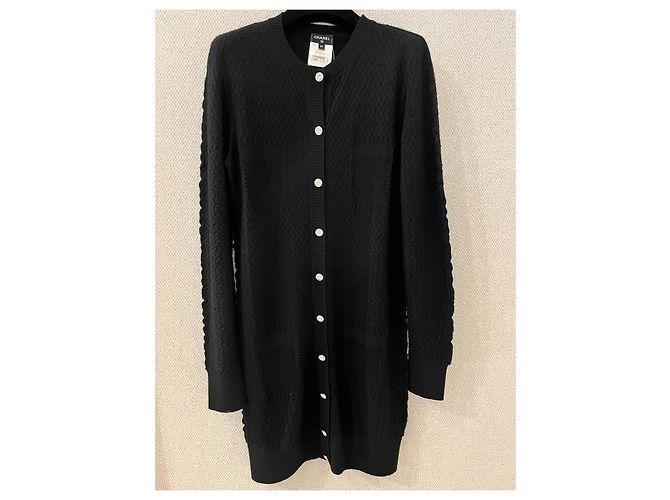 Chanel Kaschmir Cardigan Schwarz - Ansicht 5