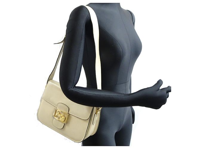 Céline Borsa a spalla Celine Horsecarriage per donne Crudo - vista 10