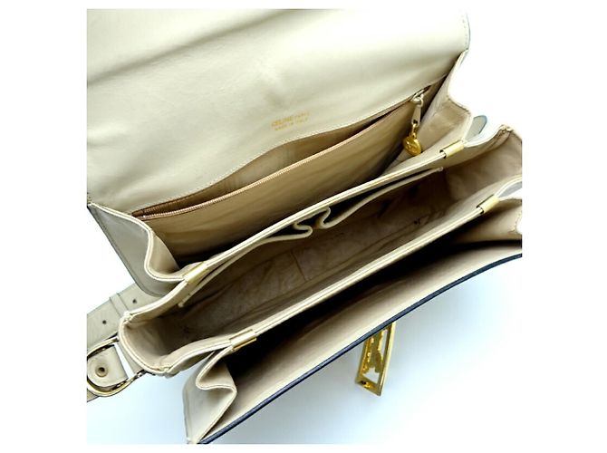 Céline Borsa a spalla Celine Horsecarriage per donne Crudo - vista 6