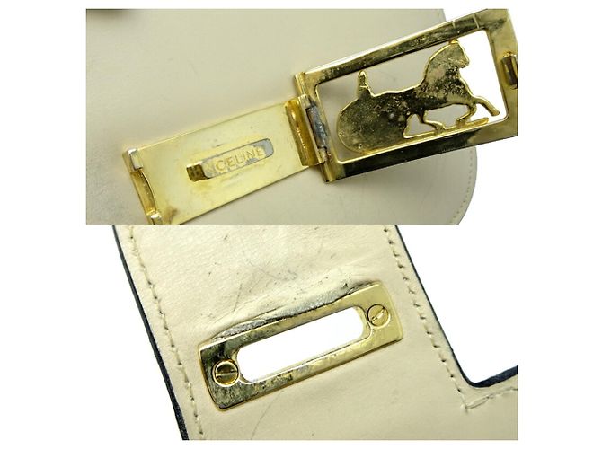 Céline Borsa a spalla Celine Horsecarriage per donne Crudo - vista 9