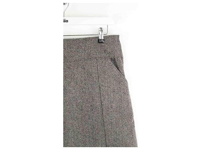 Louis Vuitton Brauner Wollrock - Ansicht 2
