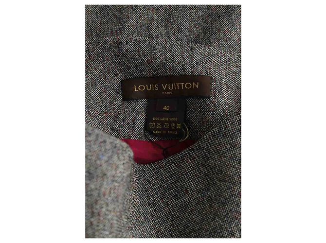 Louis Vuitton Brauner Wollrock - Ansicht 4