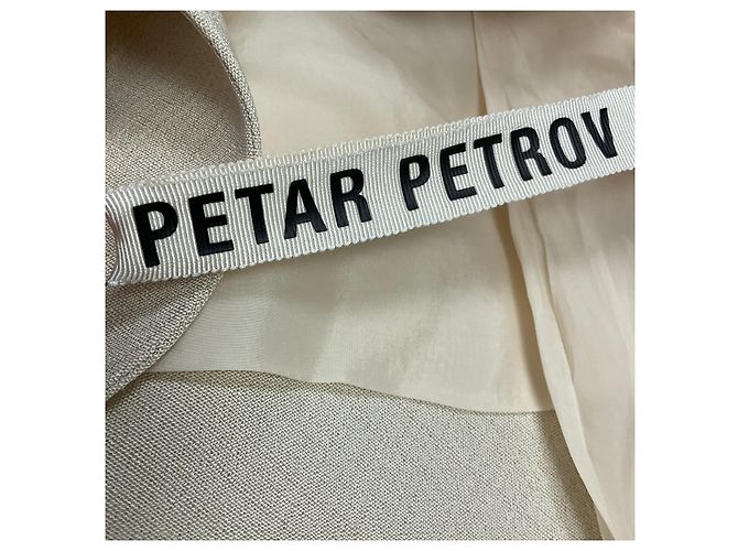 Petar Petrov Beige Pre-Fall 2023 Classic Blazer - view 5