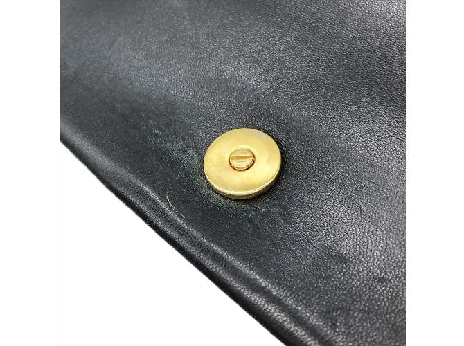 Christian Dior Dior CARO Macrocannage Borsa a Spalla con Catena Nero - vista 8