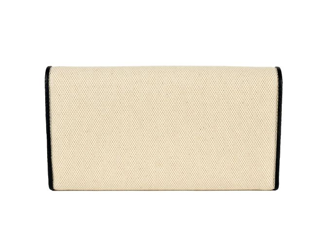 Cartera Larga Capucines de Louis Vuitton Negro Beige - vista 2