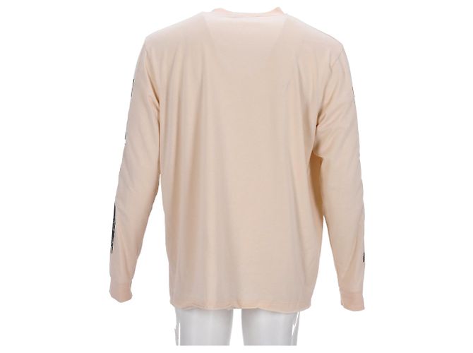 Camiseta de algodón beige con estampado de video Acne Studios - vista 8