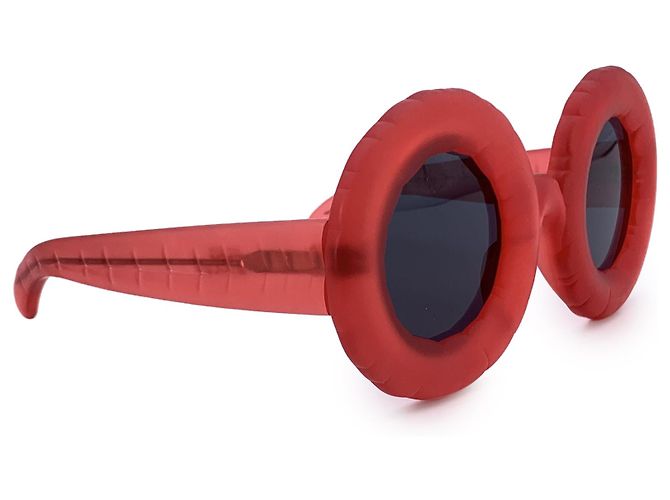 Jeremy Scott Gafas de sol oversize JSPool/1 rojas de Linda Farrow 145 mm - vista 2