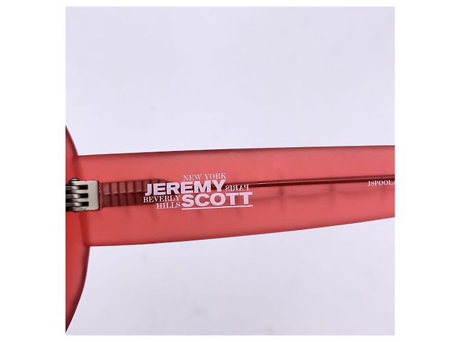 Jeremy Scott Gafas de sol oversize JSPool/1 rojas de Linda Farrow 145 mm - vista 4