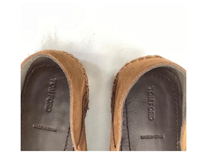 Tom Ford - Barnes Espadrilles aus braunem Wildleder - Ansicht 13