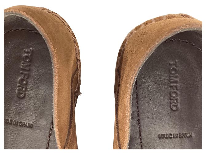 Tom Ford - Barnes Espadrilles aus braunem Wildleder - Ansicht 6