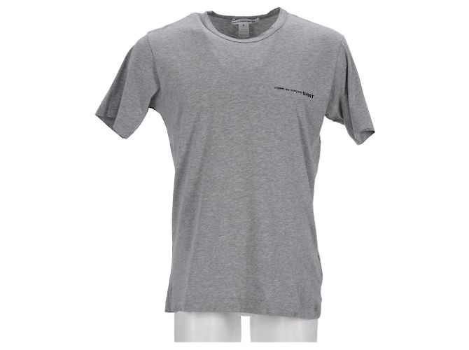Comme Des Garcons Camiseta Comme Des Garçons en algodón gris - vista 6