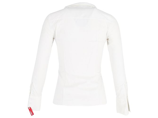 Hugo de Hugo Boss Camisa de botones en algodón blanco - vista 3