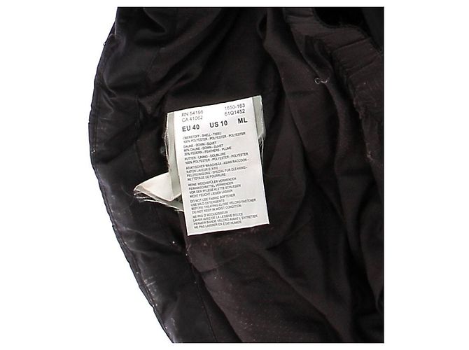Abrigos BOGNER T.FR 40 Piel Negro - vista 7