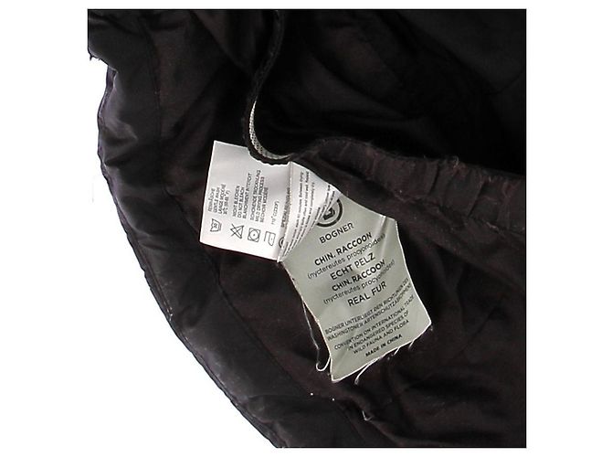 Abrigos BOGNER T.FR 40 Piel Negro - vista 8