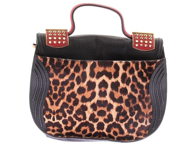 CHRISTIAN LOUBOUTIN Borse T. Pelle Nero - vista 2