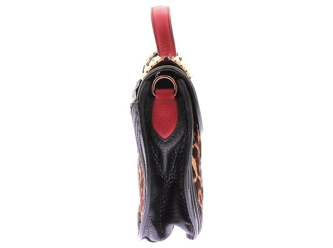 CHRISTIAN LOUBOUTIN Borse T. Pelle Nero - vista 4