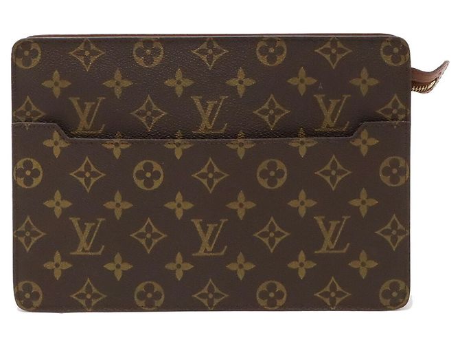 Borsa Clutch Monogram Uomo Louis Vuitton Monogramma - vista 2