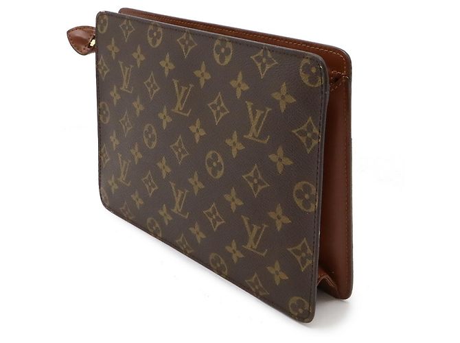 Borsa Clutch Monogram Uomo Louis Vuitton Monogramma - vista 3