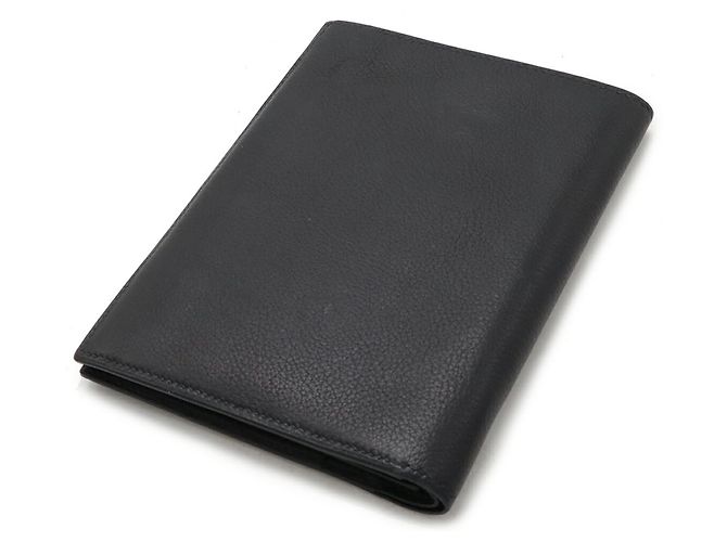 Hermès Billetera de cuero Bordeaux Hermes Burdeos - vista 3