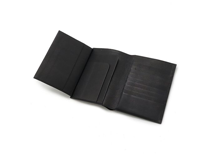 Hermès Billetera de cuero Bordeaux Hermes Burdeos - vista 5