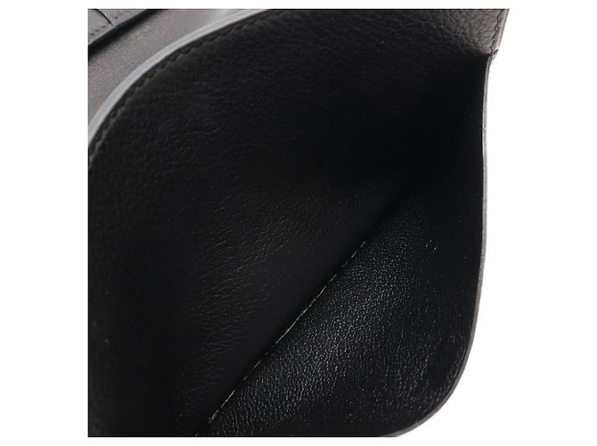 Hermès Billetera de cuero Bordeaux Hermes Burdeos - vista 6