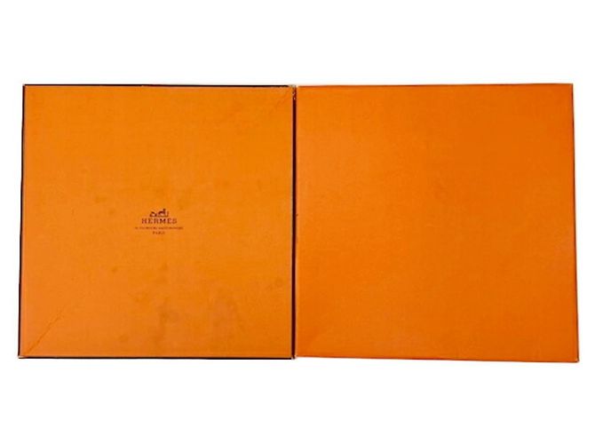 Sciarpa Hermès Carré 90 L’ATLANTIDE Arancione - vista 9
