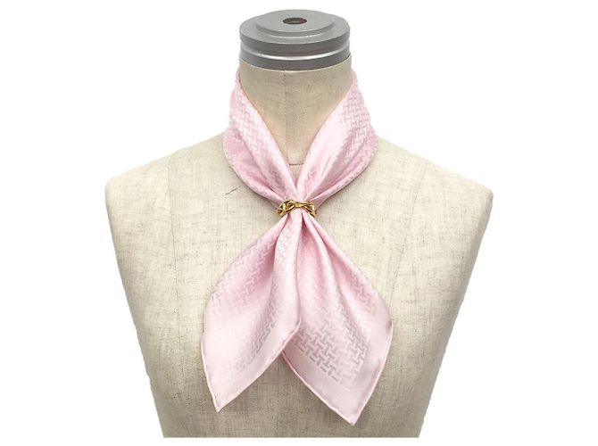 Hermès Hermes rosa Seidenschal Pink - Ansicht 2