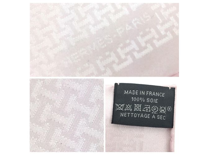 Hermès Hermes rosa Seidenschal Pink - Ansicht 3