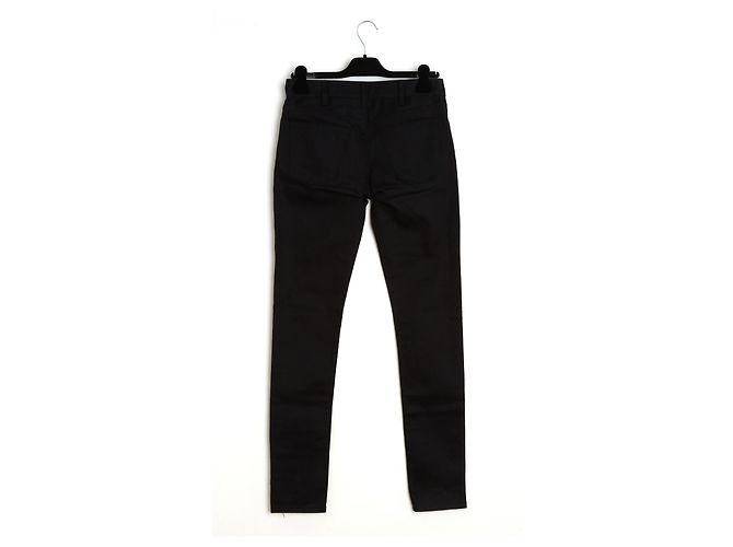 Celine 2019 Jean FR34 Simane Pantalones de Mezclilla Japoneses Negros US26 Céline - vista 3