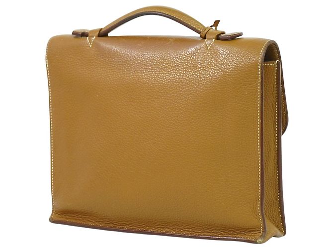 Sac à dépêches Borsa da spedizione Hermès Marrone - vista 2