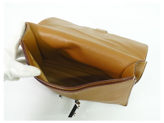 Sac à dépêches Borsa da spedizione Hermès Marrone - vista 7