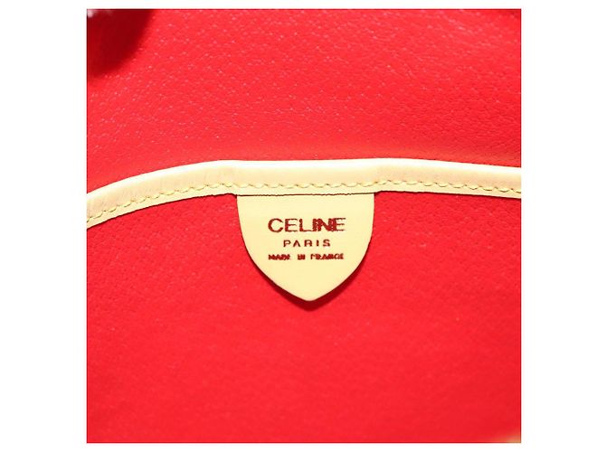 Céline Borsa a Spalla CELINE in Pelle Oro Giallo Auth BD1655 D'oro - vista 18