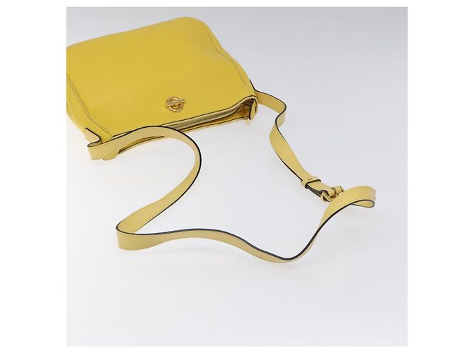 Céline Borsa a Spalla CELINE in Pelle Oro Giallo Auth BD1655 D'oro - vista 7