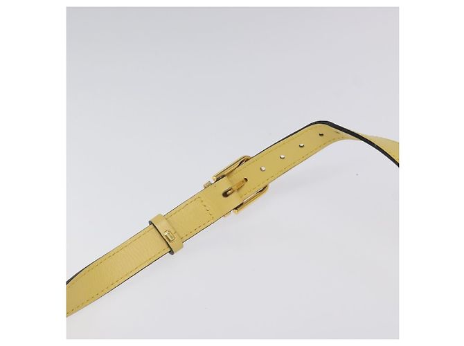 Céline Borsa a Spalla CELINE in Pelle Oro Giallo Auth BD1655 D'oro - vista 8