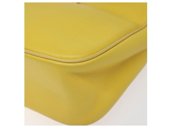 Céline Borsa a Spalla CELINE in Pelle Oro Giallo Auth BD1655 D'oro - vista 9